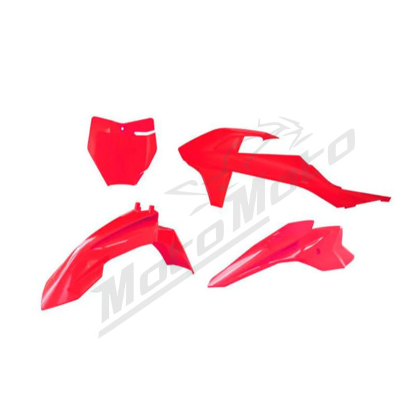 Racetech Plastic Set GAS GAS MC 50 24-25 Red