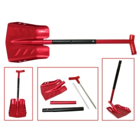 Sno-X Snow showel with saw Red Aluminum