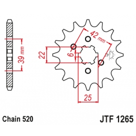 Front sprocket JTF1265