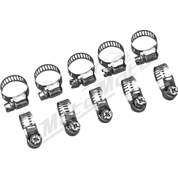 DRAG SPECIALTIES Nerūdijančio plieno sąvaržos 9,53 mm