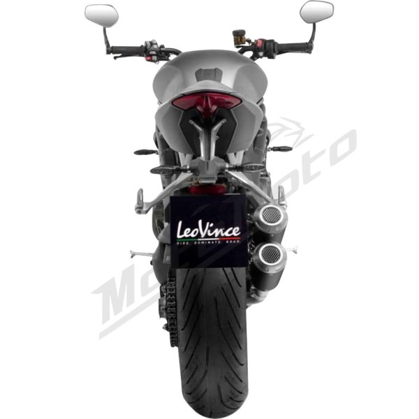 LEOVINCE LV-10 Slip-On Muffler TRIUMPH SPEED TRIPLE 1200 21-24