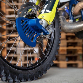 X-Grip priekinio stabdžių disko apsauga Mėlyna Gas Gas / Husqvarna / KTM 125-500cc 16-26