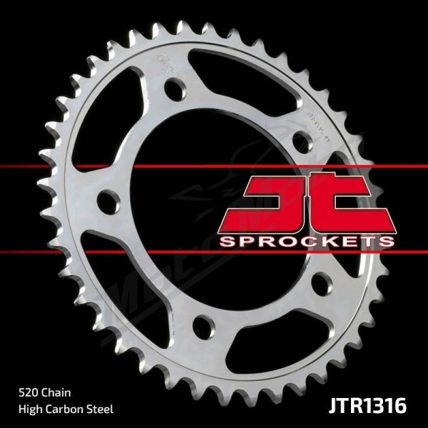 JT/JT Chain Kit 520HDS 17/38 Standard - Standard Rear Sprocket Honda X-ADV / Forza 750cc 17-25