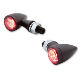 HIGHSIDER Smart Sixteen Bullet Universal Rear Turn Signals Smoked