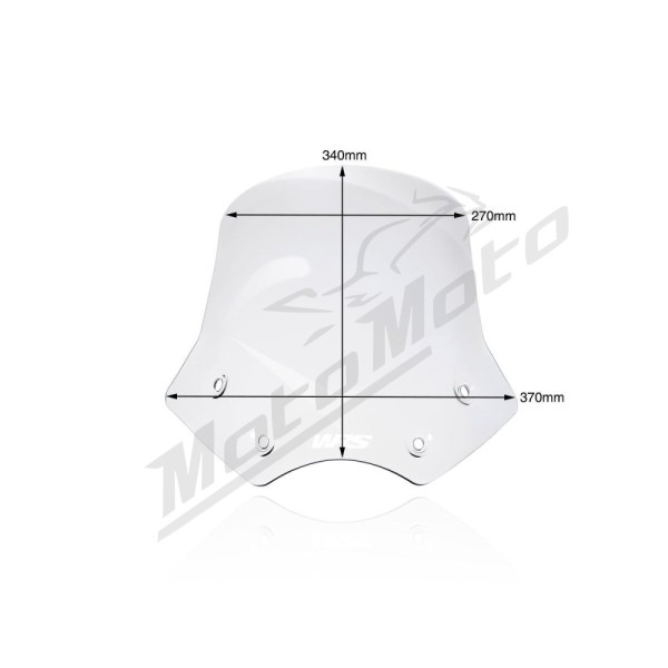 WRS INTERMEDIO Windscreen Clear BMW R1200R 06-14