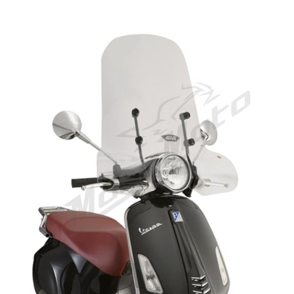 Givi priekinis stiklas Piaggio Vespa Primavera / Sprint 50-150cc 14-20