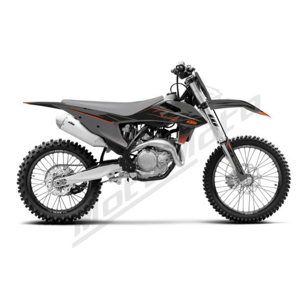 Blackbird Racing Grafikos Lipdukų kompl. KTM EXC / EXC-F / SX / SX-F 125-450cc 19-23 Pilka