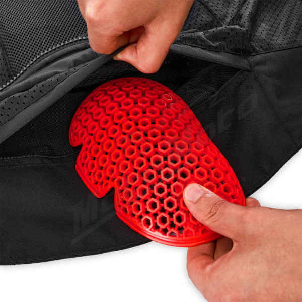 SHIMA X-MESH 2.0 MEN Tekstilinė Striukė Juoda / Raudona