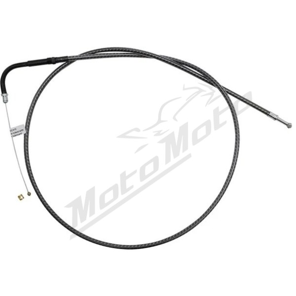 MAGNUM SHIELDING Karbon Fiber Throttle Cable Harley Davidson FLD / FLHR / FLHT / FLSTS / FXDBP / FXS / FXSTS 1340/1800 96-17 113cm 