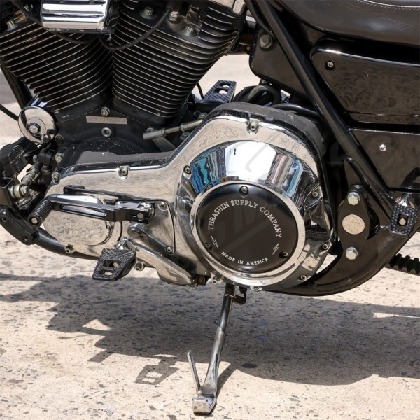 THRASHIN SUPPLY CO. Classic Derby Cover Harley Davidson FLD / FLDE / FLFB 1340-1923cc 99-18