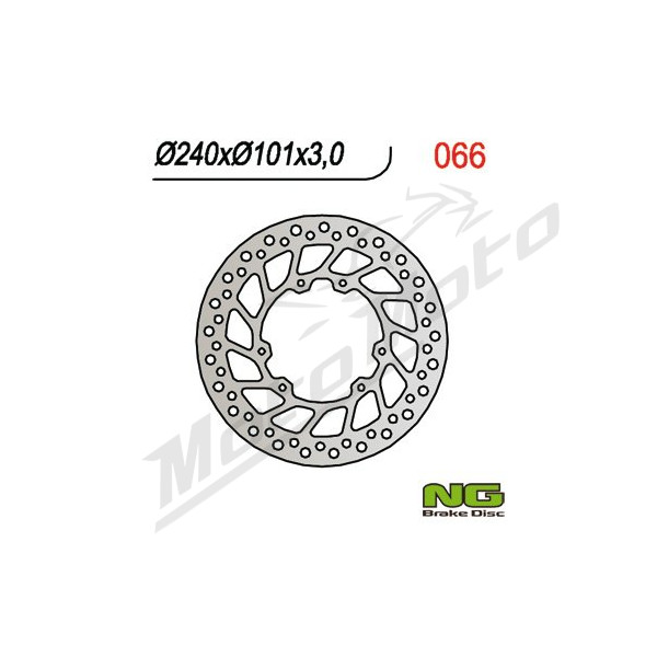 NG BRAKES Priekinis fiksuotas stabdžių diskas 240mm Honda CR / CRE / CRF 125-500cc 89-16