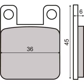 Brake pads Tec-X FT4015 / MCB535