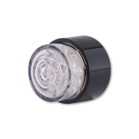 SHIN YO LED Mini Taillight Bullet, Round With Black Housing