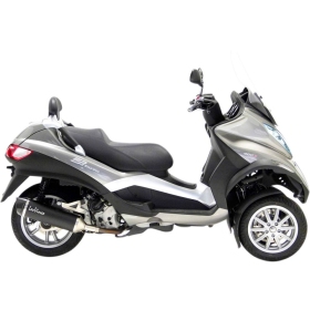 LEOVINCE Nero Slip-On Muffler - Stainless Steel PIAGGIO MP3 400-500 08-16