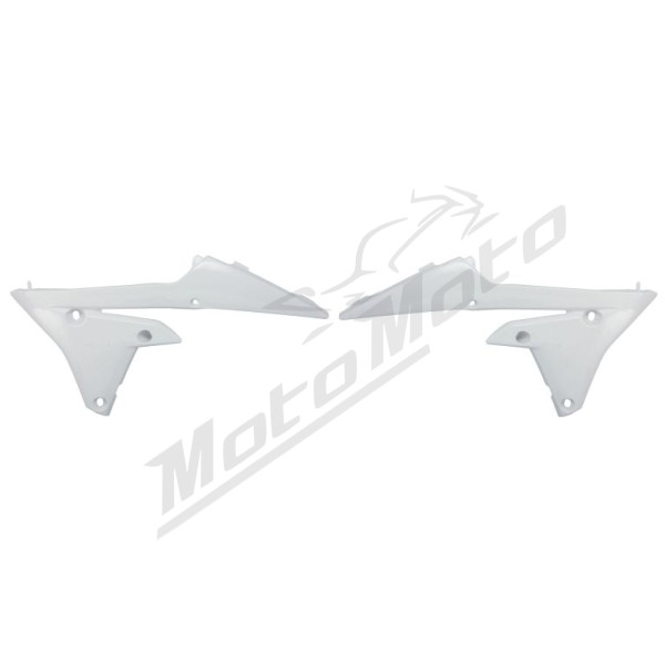 Radiator plastics white CEMOTO YAMAHA WR / YZ 250-450cc 2014-2019