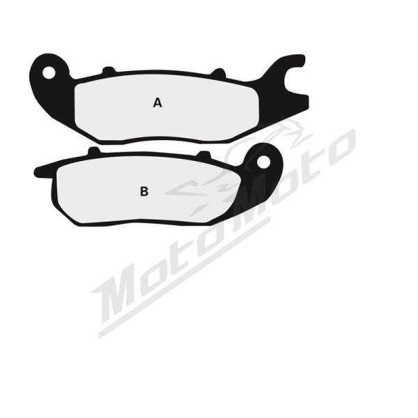 NISSIN Street Semi-Metallic Brake pads 2P-305NS Honda CBF / CBR 125cc 04-15