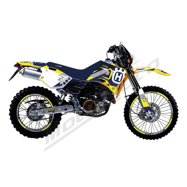 Blackbird grafikos lipdukų kompl. DREAM 5 Husqvarna TC / TE 250-570cc 2000