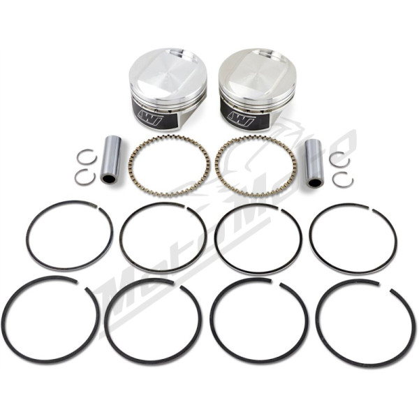 WISECO High-Performance Piston Kit Harley Davidson XL / XR 1200cc 04-15 Ø80.39