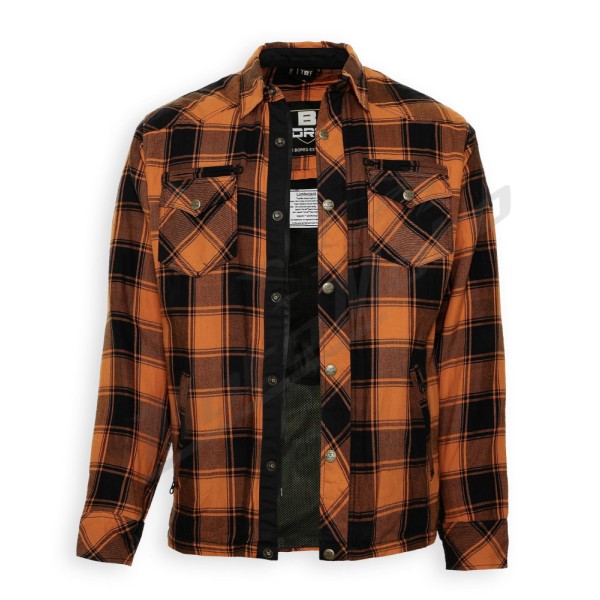 SALE! Bores Lumberjack Premium Jacket-Shirt S Orange/Black