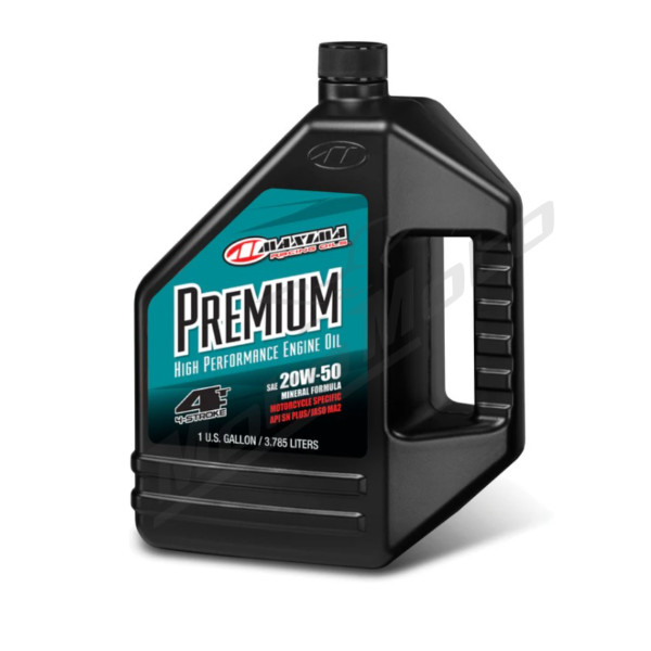 MAXIMA Premium Mineral Oil 20w50 4T 3.785L
