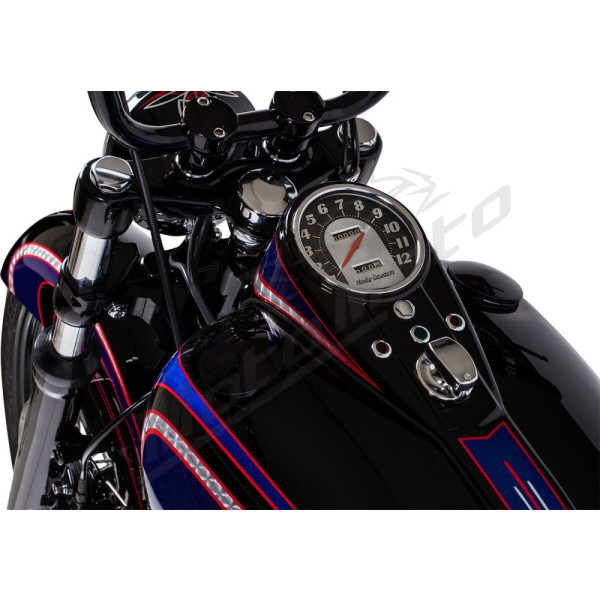 DRAG SPECIALTIES Gas Cap with Paint Protectors Harley Davidson FLD / FLHR / FLHRC / FLHRCI 1340-1800cc 96-16