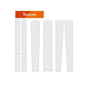 ALGIS frame protective stickers set Gr/Road (textured-transparent)