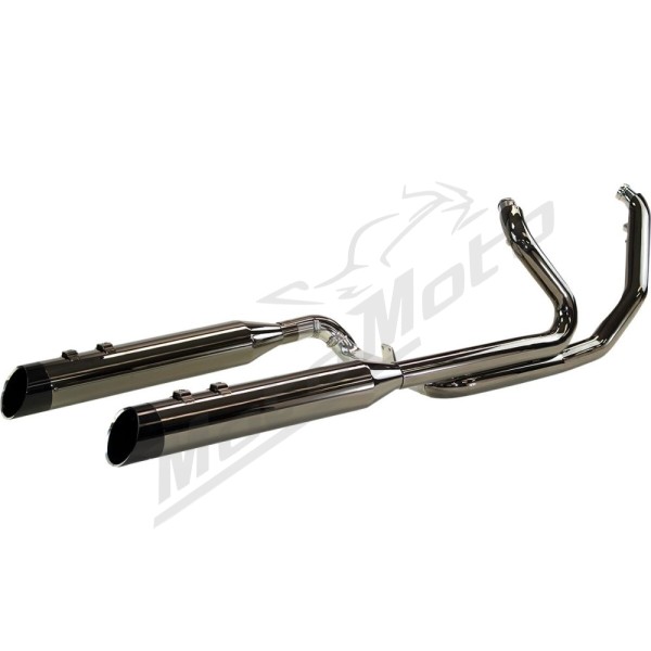 KHROME WERKS 2-into-2 Dominator Exhaust System Harley Davidson FLH / FLHR / FLHRC / FLHX / FLTRK / FLTRX / FTRXS / FLTRXSE 1750-1977 17-24