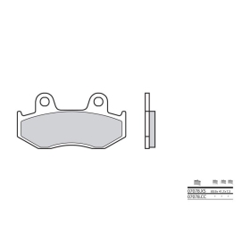 BREMBO Scooter Carbon Ceramic Brake pads ​​​​​​​HONDA CH 125 SPACY 1994-1996