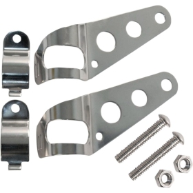 EMGO Stainless Universal Steel Headlight Mounts Ø35/42mm
