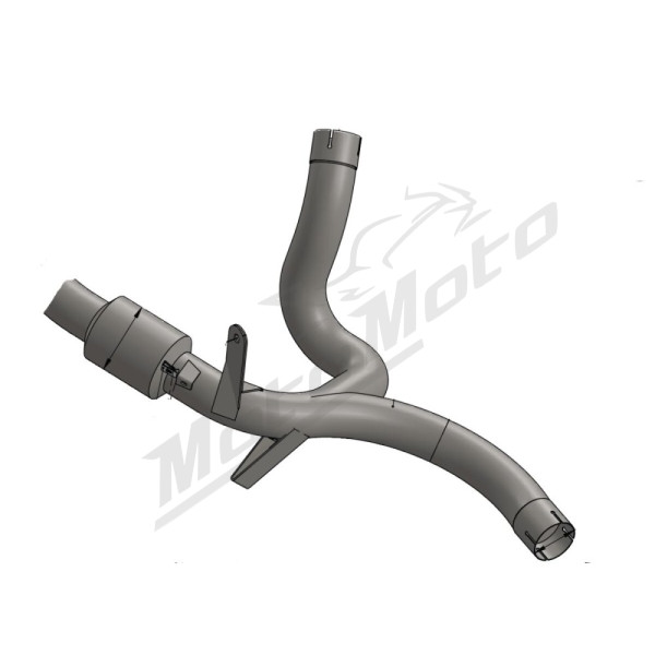 LEOVINCE Mid Pipe Stainless Steel Ducati Multistrada V2 950 21-24