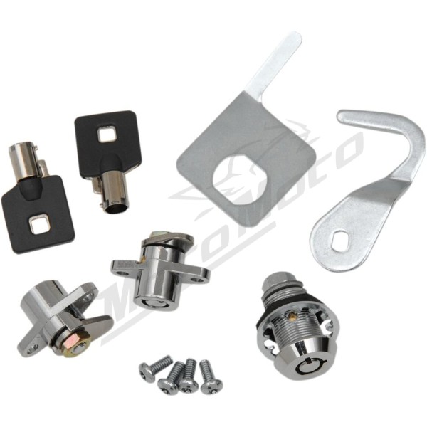 DRAG SPECIALTIES Saddlebag and Tour-Pak® Lock Kit Harley Davidson FLHR / FLHRI / FLHRS / FLHRSE / FLHRSEI 1340-1800cc 93-13