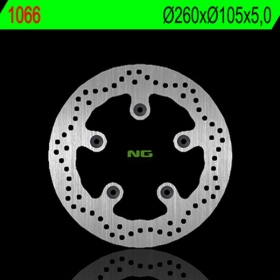 NG BRAKES 1066 Round Fixed Brake Disc KYMCO XCITING / DOWNTOWN / K-XCT 125-500 05-24