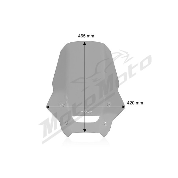WRS CAPONORD Windscreen Smoke Honda NX 500A 24-25