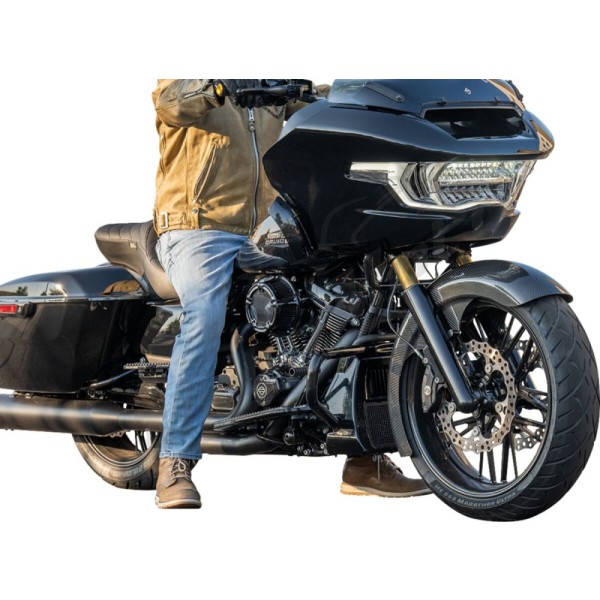 ARLEN NESS 21 Wide Wrapper Carbon Fiber Fender Harley Davidson FLHX / FLHXSE / FLTRX / FLTRXSE / FLTRXSTSE 1923-1977cc 23-24
