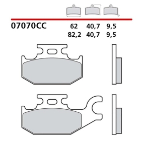 Brembo stabdžių trinkelės Carbon-Ceramic SUZUKI 