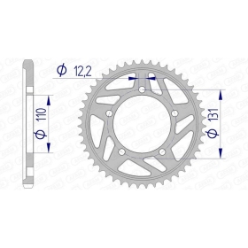 AFAM Aluminium Rear Sprocket 525 42-47 teeth