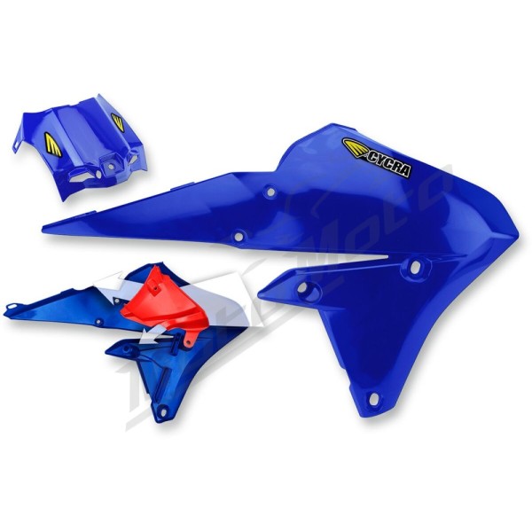 CYCRA Powerflow Intake Radiator Shrouds Yamaha WR / YZ 250-450 14-19