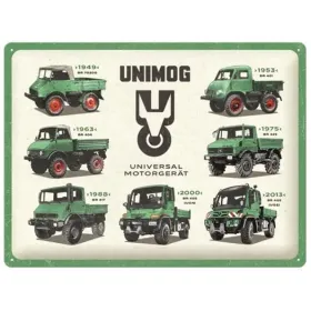 Metalinė lentelė MERCEDES DAIMLER TRUCK UNIMOG 30x40 
