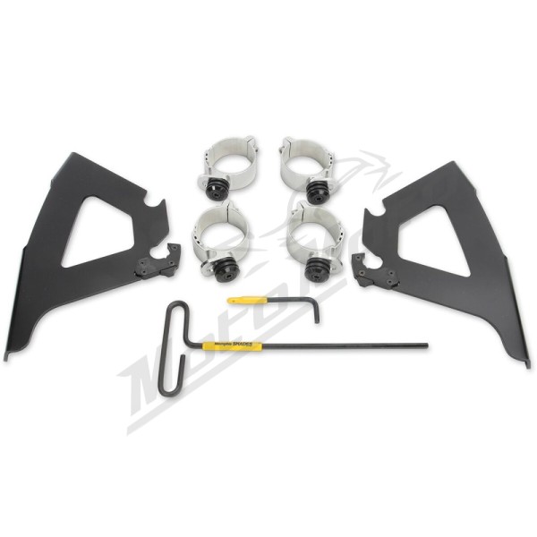 MEMPHIS SHADES METRIC Windshield Trigger-Lock Complete Mount Kit Victory Hammer / Kinping 92-106 04-17