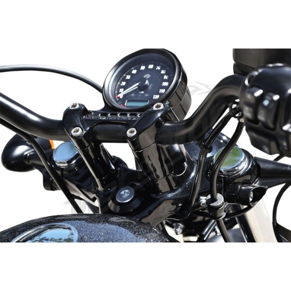 LA CHOPPERS Handlebar Riser Extensions 25,4mm +50,8mm 2pc. Harley Davidson XL 1200 10-22