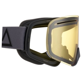 AMOQ Vision Vent+ Magnetic Motocross / Snow Goggles Dark Grey / Black (Yellow Lens)