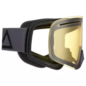 Krosiniai / Sniego akiniai AMOQ Vision Vent+ Magnetic Tamsi Pilka / Juoda (Geltonas stikliukas)
