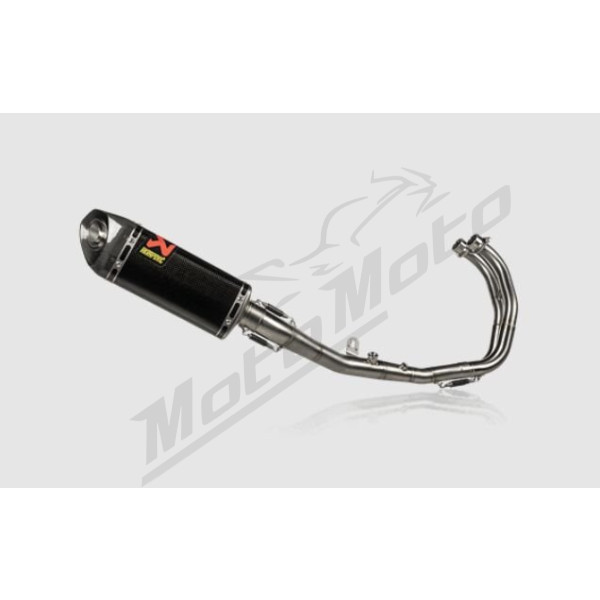 AKRAPOVIC Racing Line Full Exhaust System Stainless Steel / Carbon Fiber Yamaha MT-03 / YZF-R3 / R25 250-320 15-25