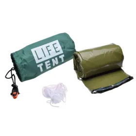 Emergency survival shelter green 150x65mm