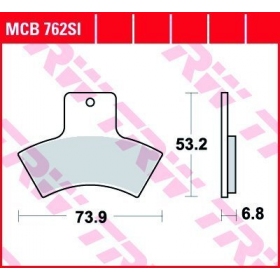 BRAKE PADS TRW MCB762SI OFFROAD