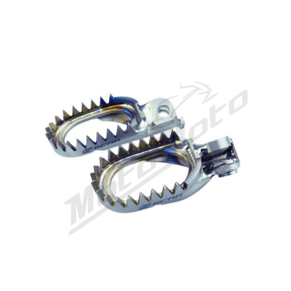 Scar racing anti-mud titanium pegs Yamaha YZ / YZF / WR / Tenere 65-700cc 00->