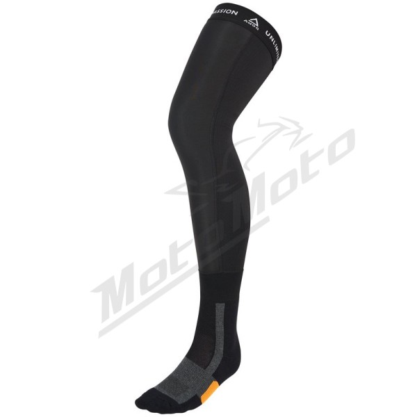 AMOQ Knee Brace Socks Black