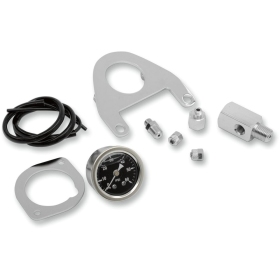 DRAG SPECIALTIES Oil Pressure Gauge Kit Harley Davidson FLD / FLHR / FLHRC / FLHRCI / FLHRI / FLHRS / FLHRSE 1340-1800cc 00-13