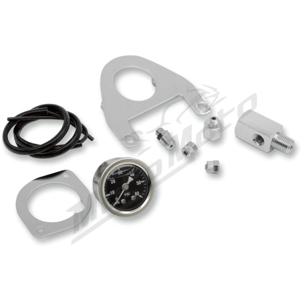 DRAG SPECIALTIES Oil Pressure Gauge Kit Harley Davidson FLD / FLHR / FLHRC / FLHRCI / FLHRI / FLHRS / FLHRSE 1340-1800cc 00-13