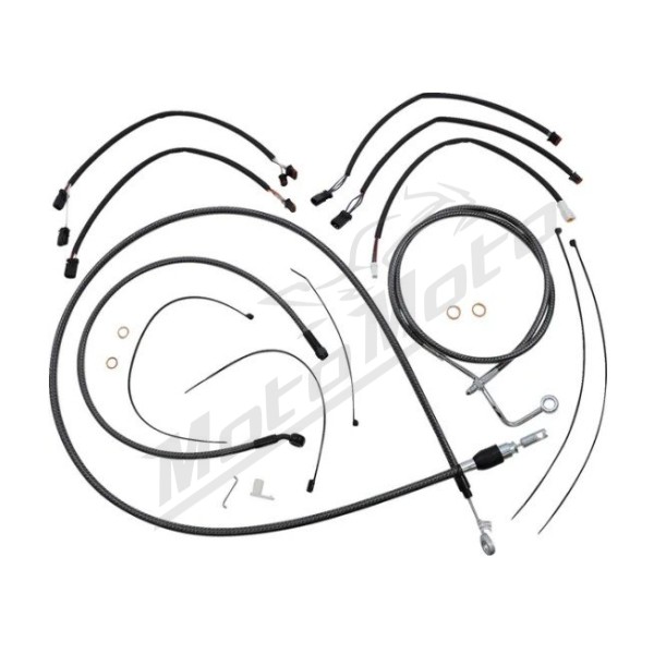 MAGNUM SHIELDING Karbon Fiber Handlebar Installation Kit 38/43cm Harley Davidson FLHRXS 1868 21-24